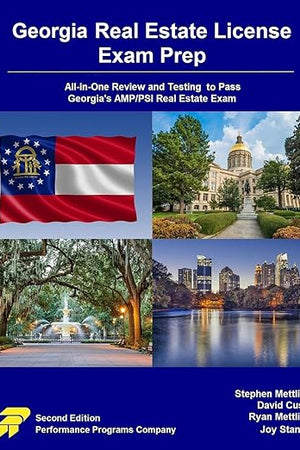 Georgia Real Estate License Exam Prep: All-in-One Review and Testing to Pass Georgia's AMP/PSI Real Estate Exam