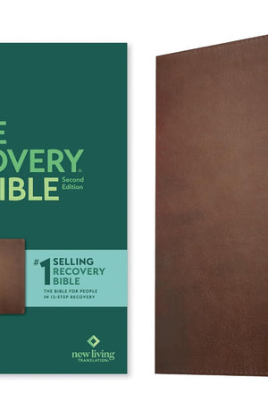 NLT Life Recovery Bible, Second Edition (LeatherLike, Rustic Brown)
