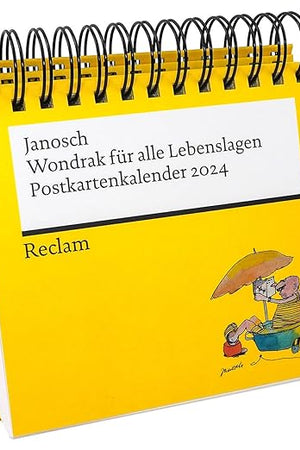 Wondrak for all situations (postcard calendar 2024) - awarded the calendar price of the German book trade 2023 - desk calendar with... 53 perforated postcards to separate