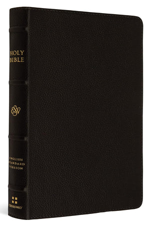 ESV Large Print Compact Bible, Red Letter (Buffalo Leather, Deep Brown): Holy Bible, English Standard Version