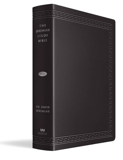 The Jeremiah Study Bible, NKJV Large Print Edition, Black LeatherLuxe® w/thumb index: What It Says. What It Means. What It Means for You.