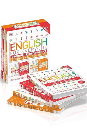 English for Everyone: Beginner Box Set - Level 1 & 2: ESL for Adults, an Interactive Course to Learning English