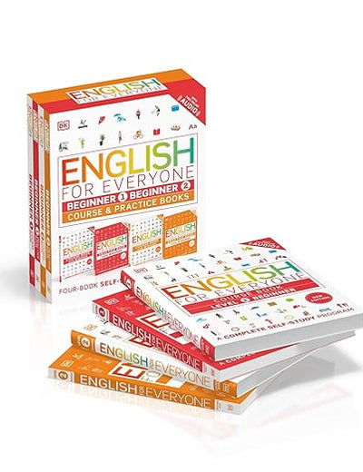English for Everyone: Beginner Box Set - Level 1 & 2: ESL for Adults, an Interactive Course to Learning English