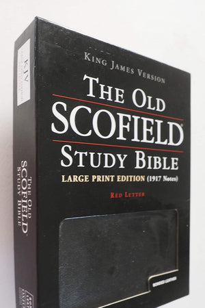 The Old Scofield® Study Bible, KJV, Large Print Edition (Black Bonded Leather)