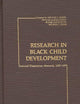 Research in Black Child Development: Doctoral Disseration Abstracts, 1927-1979