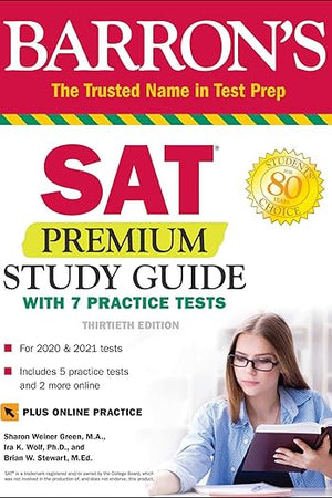 SAT Premium Study Guide with 7 Practice Tests (Barron's Test Prep)