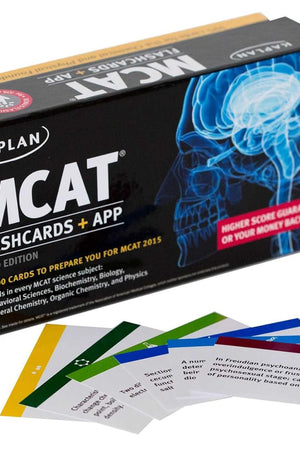 Kaplan MCAT Flashcards + App (Kaplan Test Prep)