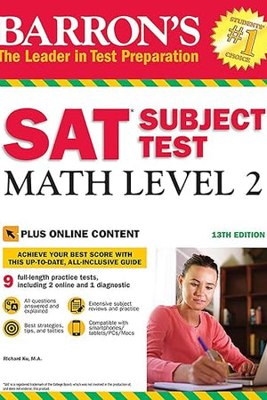 SAT Subject Test: Math Level 2 with Online Tests (Barron's Test Prep)