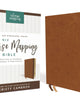 NIV, Verse Mapping Bible, Leathersoft, Brown, Thumb Indexed, Comfort Print: Find Connections in Scripture Using a Unique 5-Step Process