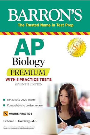AP Biology Premium: With 5 Practice Tests (Barron's Test Prep)