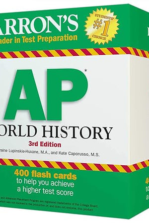 AP World History Flash Cards (Barron's Test Prep)