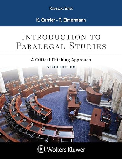 Introduction to Paralegal Studies: A Critical Thinking Approach