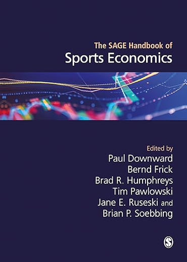 The SAGE Handbook of Sports Economics