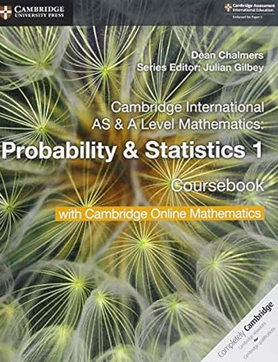 Cambridge International AS & A Level Mathematics Probability & Statistics 1 Coursebook with Cambridge Online Mathematics (2 Years)