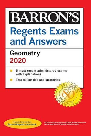 Regents Exams and Answers: Geometry 2020 (Barron's Regents NY)