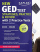 New GED® Test Strategies, Practice, and Review with 2 Practice Tests: Book + Online â€