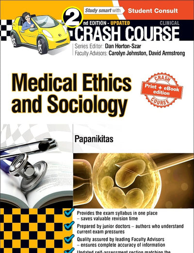 Crash Course Medical Ethics and Sociology Updated Print + eBook edition