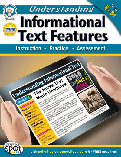 Mark Twain - Understanding Informational Text Features, Grades 6 - 8