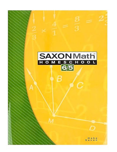 Saxon Math 6/5: Homeschool, 3rd Edition