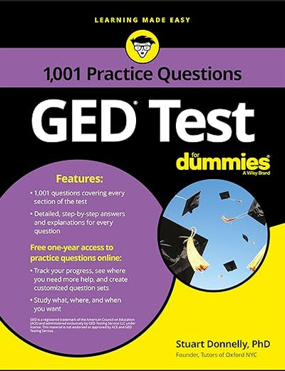GED Test: 1,001 Practice Questions For Dummies