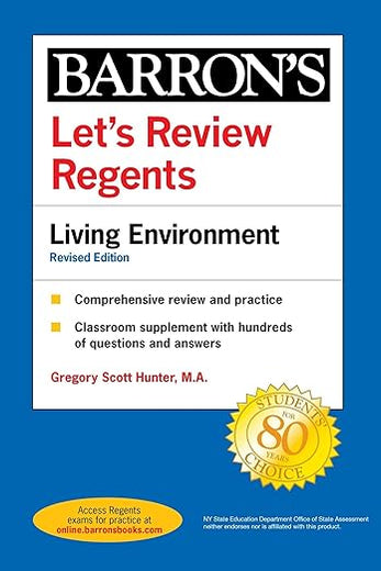 Let's Review Regents: Living Environment Revised Edition (Barron's New York Regents)