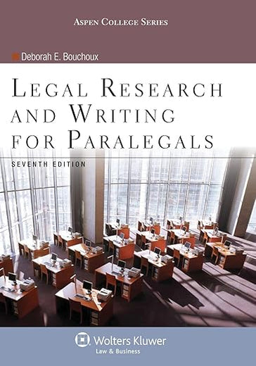 Legal Research and Writing for Paralegals (Aspen College)