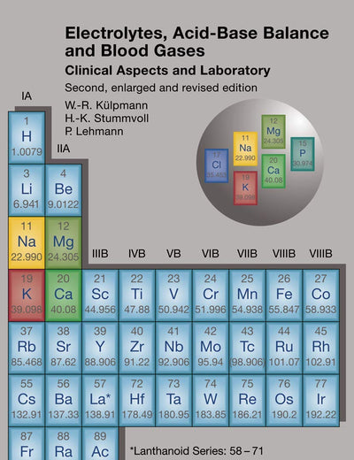 Electrolytes, Acid-Base Balance and Blood Gases: Clinical Aspects and Laboratory