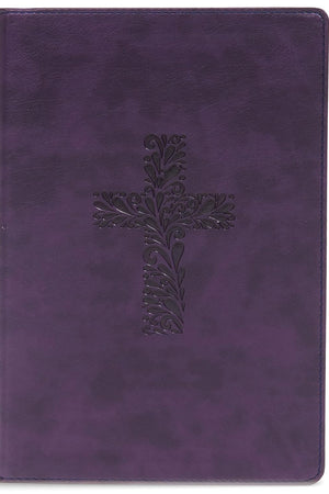 KJV Rainbow Study Bible, Purple LeatherTouch, KJV Holy Bible, Black Letter, Pure Cambridge Text, Color Coded, Bible Study Helps, Reading Plans, Full-Color Maps, Easy to Read Bible MCM Type