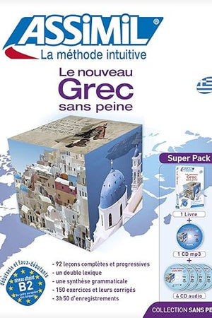 Assimil Le Nouveau Grec Sans Peine (Book plus 4 CD plus 1 CD MP3)) (Greek Edition)