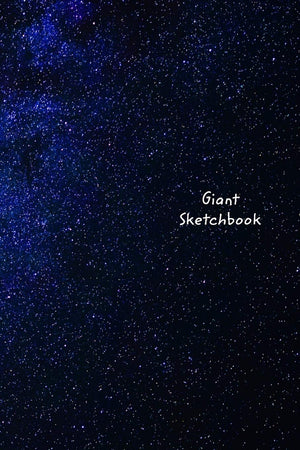Giant Sketchbook: Giant-Sized 300 Page Galaxy Design Drawing Book
