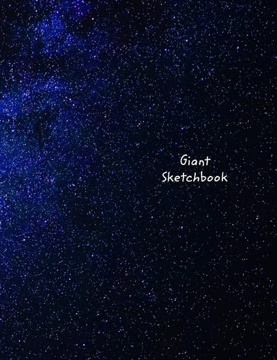 Giant Sketchbook: Giant-Sized 300 Page Galaxy Design Drawing Book