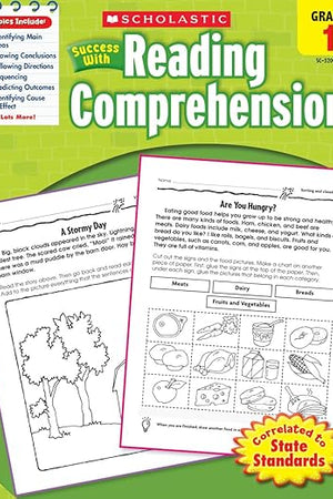 Scholastic Success With Reading Comprehension: Grade 1 Workbook