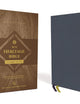 NIV, Heritage Bible, Passaggio Setting, Genuine Leather, Buffalo, Blue, Line Matched, Art Gilded Edges, Comfort Print: Elegantly uniting single and double columns into one Bible design