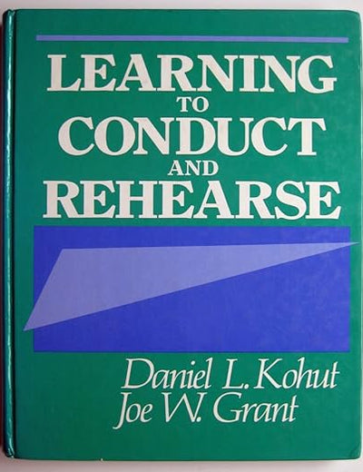 Learning to Conduct and Rehearse