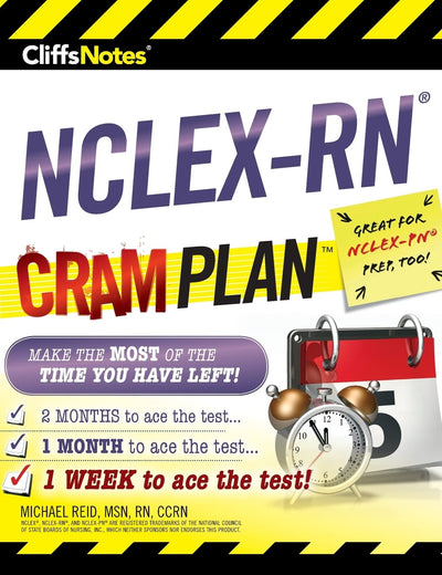CliffsNotes NCLEX-RN Cram Plan: Illustrated Edition (CliffsNotes Cram Plan)