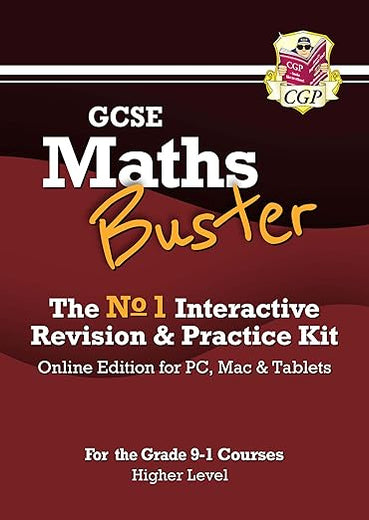 MathsBuster: GCSE Maths Interactive Revision (Grade 9-1 Course) Higher - Online Edition (CGP GCSE Maths 9-1 Revision)
