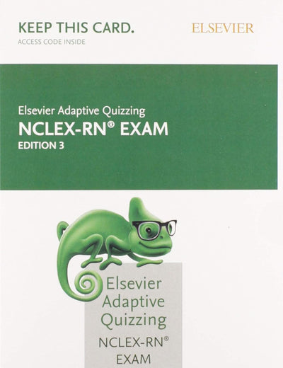 Elsevier Adaptive Quizzing for the NCLEX-RN Exam (36-Month) (Access Card)