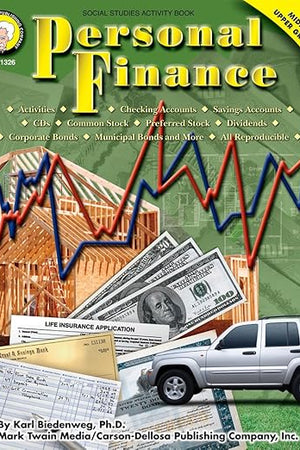 Mark Twain Personal Finance Workbook, Personal Finance Books for Grades 5-12, 5th Grade Workbook and Up Covering Financial Literacy and Economics, Mark Twain Books