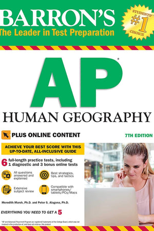 Barron's AP Human Geography with Online Tests (Barron's Test Prep)