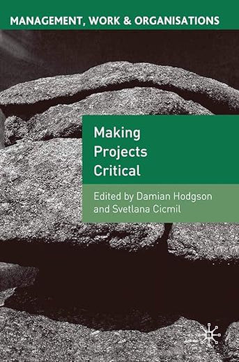 Making Projects Critical (Management, Work and Organisations, 36)
