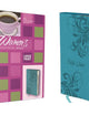 NIV, Women's Devotional Bible, Large Print, Leathersoft, Teal