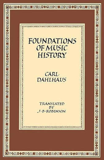 Foundations of Music History