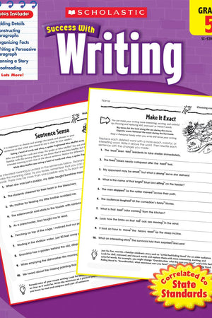 Scholastic Success With Writing: Grade 5 Workbook