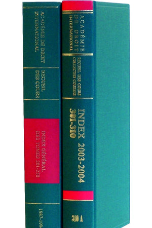 Recueil des Cours, General Index 126-151 (Recueil des Cours - Index général, 3)