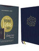 NIV, Radiant Virtues Bible: A Beautiful Word Collection, Leathersoft, Navy, Red Letter, Comfort Print: Explore the virtues of faith, hope, and love