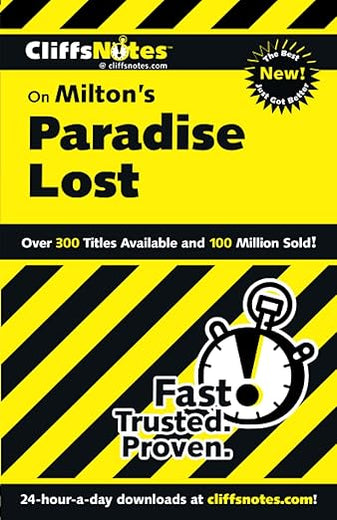 CliffsNotes on Milton's Paradise Lost (CliffsNotes on Literature)