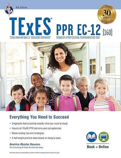 TExES PPR EC-12 (160) Study Guide 2026-2027 (TExES Teacher Certification Test Prep)