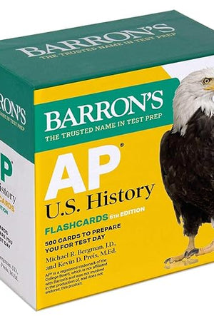 AP U.S. History Flashcards, Sixth Edition: Up-to-Date Review (Barron's AP Prep)