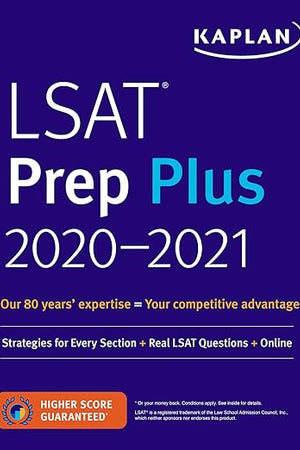 LSAT Prep Plus 2020-2021: Strategies for Every Section + Real LSAT Questions + Online (Kaplan Test Prep)