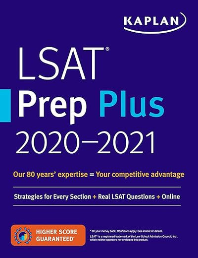 LSAT Prep Plus 2020-2021: Strategies for Every Section + Real LSAT Questions + Online (Kaplan Test Prep)
